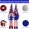 2 Pcs 4th of July Patriotic Gnomes – Handmade Plush Mr. & Mrs. Swedish Tomte Ornaments for Patriotic Party Table, Home, Mantle, and Fireplace Décor